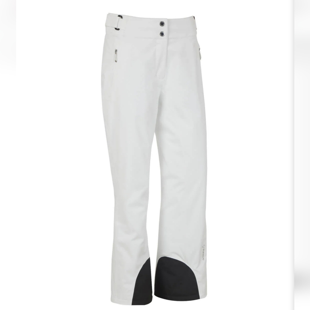 Sunice Rachel Waterproof Insulated Breathable Stretch Snow Pant in White. 14